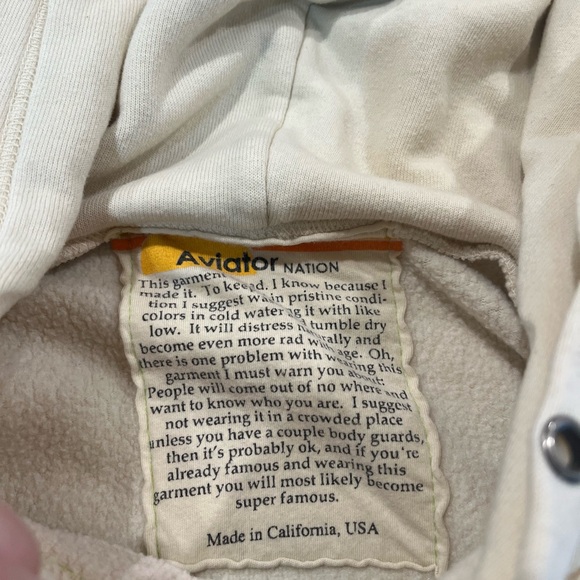 Aviator Nation 5 stripe zip up - Picture 2 of 4